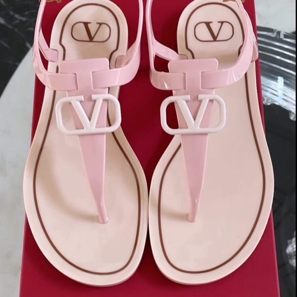 VALENTINO PINK JELLY SANDALS STRAP 36 - Picture 9 of 14